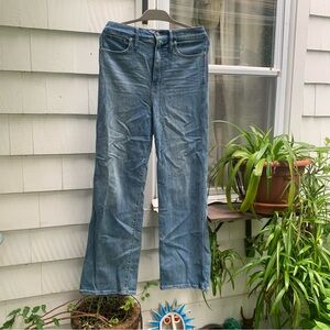 Madewell Super High Waisted Wide Leg Jeans